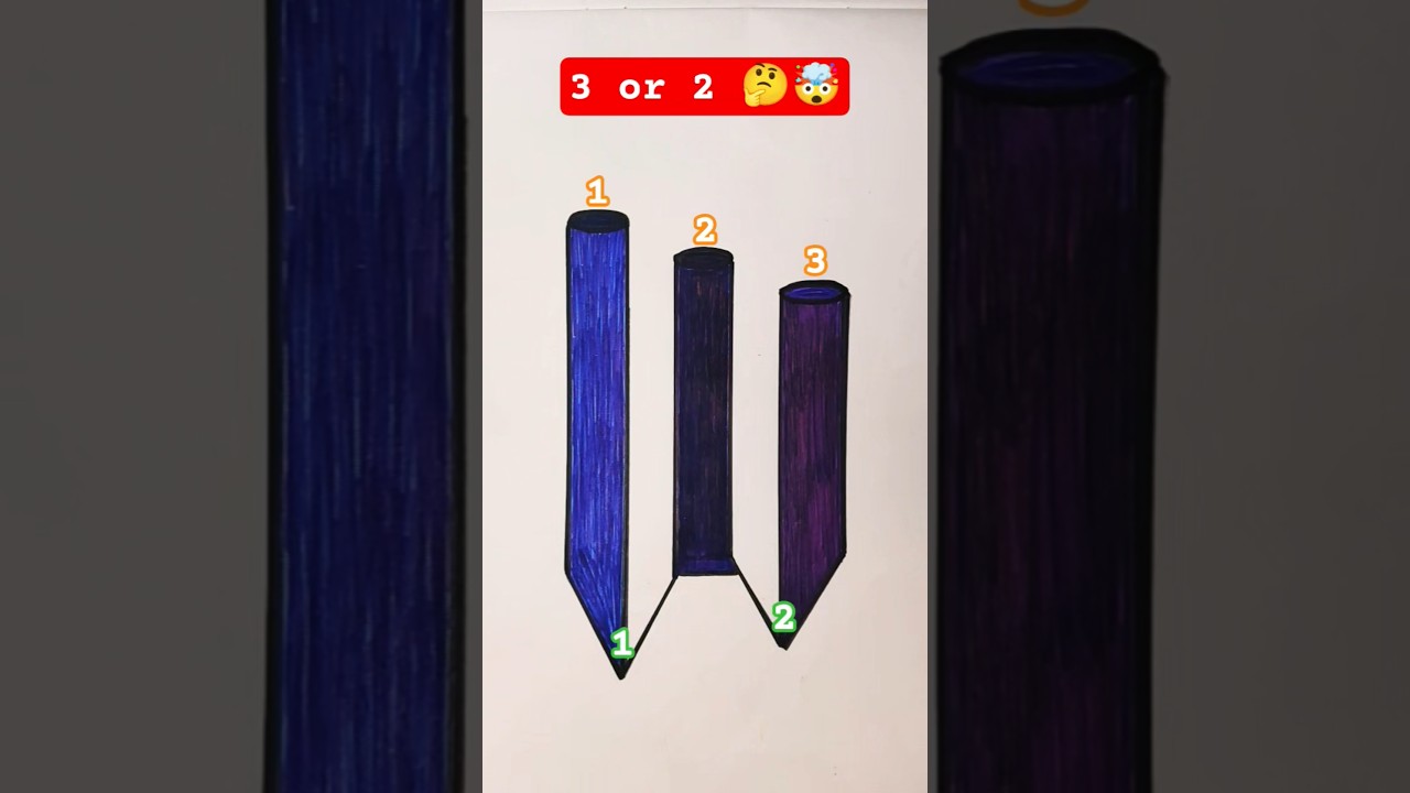 How is this possible ???????? #art #drawing #youtubeshorts #viralshort #trending #3d #illusion