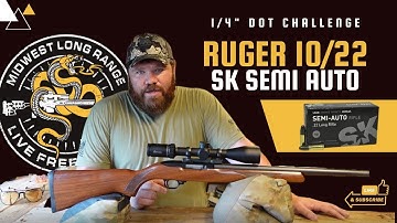 Cover Image for Ruger 10/22 With SK Semi Auto (Day at the Range - dot challenge)