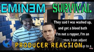 Eminem  Survival lyrics - Producer Reaction