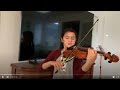 オンラインレッスン　生徒さんによるヴァイオリンビデオ：ヴィヴァルディ”春”　My student's Violin Quarantine Clip: Vivaldi "Spring" 1mvt.