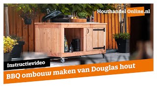 BBQ ombouw maken van Douglas hout #winactie — Houthandelonline #18