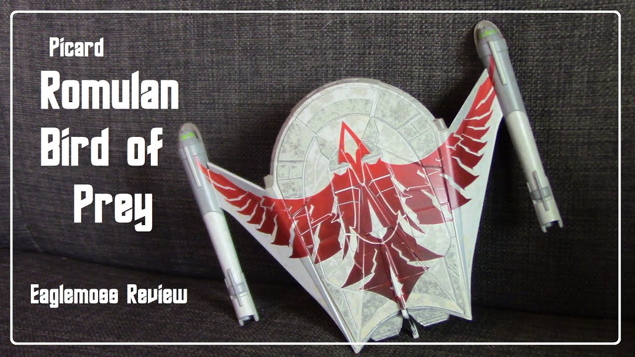 Romulan Bird of Prey from Picard Eaglemoss Review - YouTube