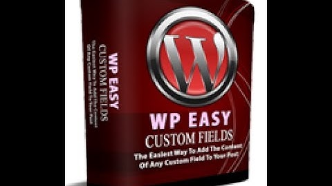 WordPress Plugins: WP Easy Custom Fields Plugin