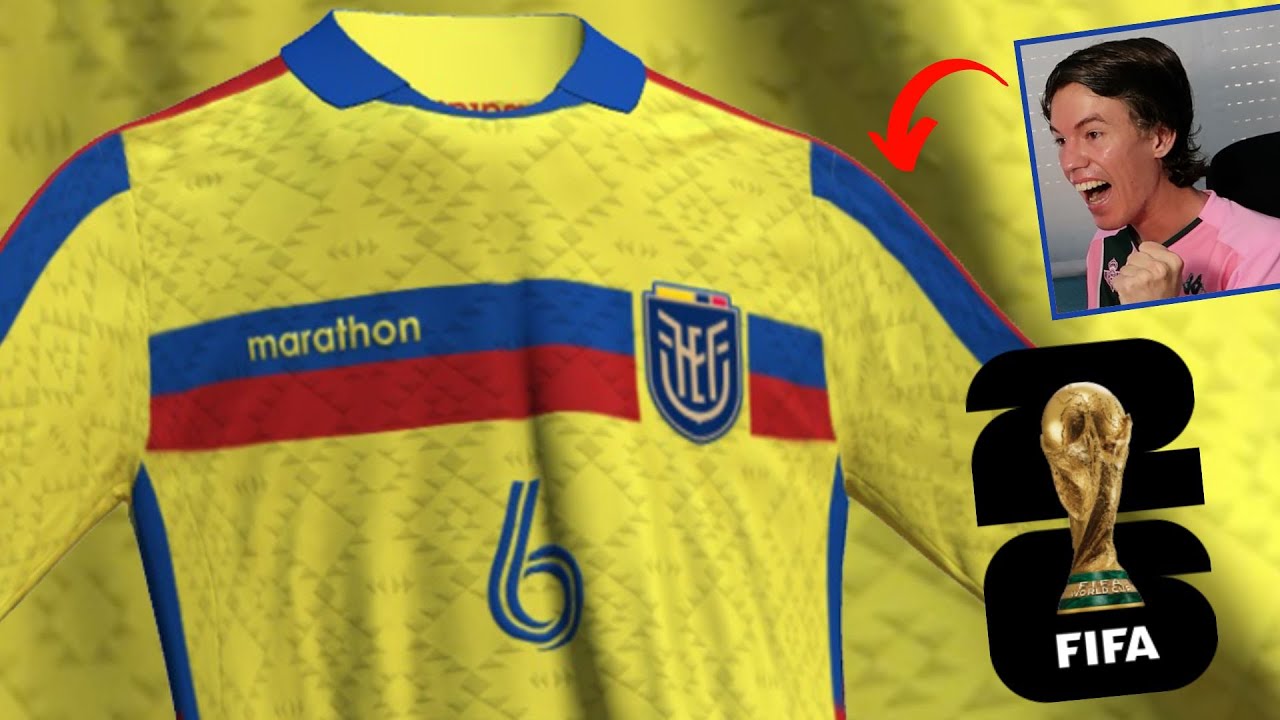 ¡DESCUBRO la CAMISETA de ECUADOR para el MUNDIAL 2026 HECHA por ...