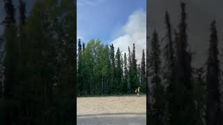 Tanker 540 Lines Up For Critical Retardant Drop on the  Lichen Fire July 4th 2021
