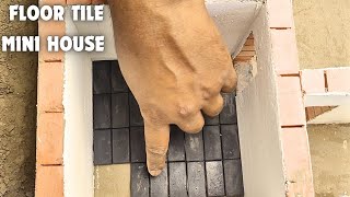 Mini House Floor Tile Fixing.