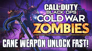Cane Easy Zombies Weapon Unlock! (Round Based) - Cold War Quick Guide