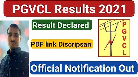 PGVCL Result 2021 Out: Download Vidyut Sahayak (Junior Assistant) Result PDF for 65526 Candidates