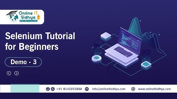 Selenium Tutorial for Beginners | Automation Testing | Selenium Testing | Day 3 - OnlineITvidhya