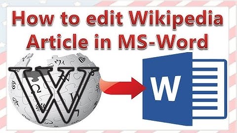How to edit Wikipedia Article in word (Remove Superscripts, Remove all hyperlinks in word)