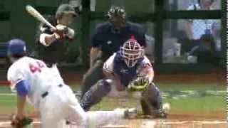 20131108 中日經典棒球賽 中華戰士VS日本武士 6上 郭銘仁奶油手造成守備失誤 銀次攻上一壘