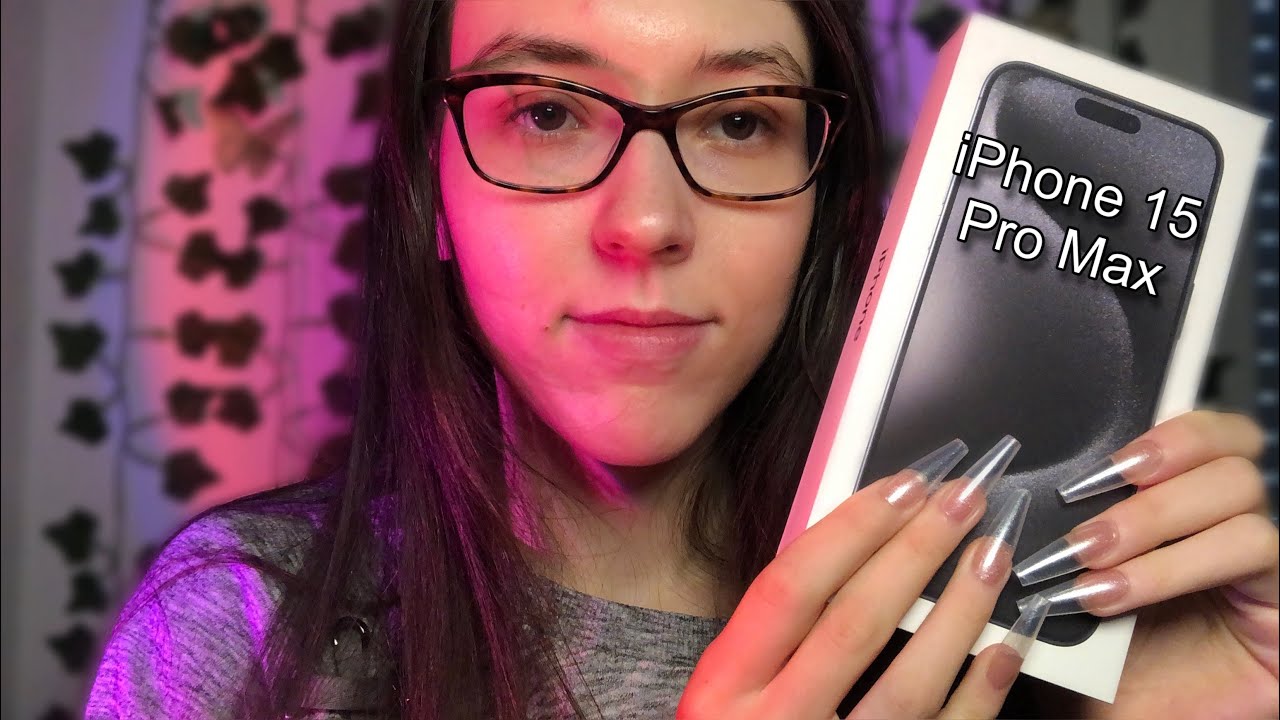 ASMR unboxing NEW IPhone 15 Pro Max