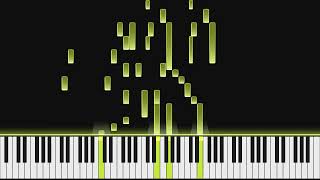 Gaetano Donizetti - Lucia di Lammermoor Harp solo | Piano Visualization