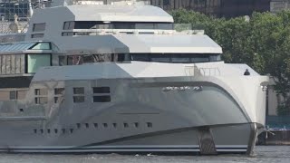 New 90m Superyacht NORN arrives in London