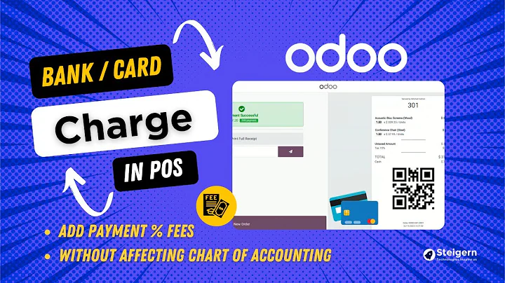 How to Add Bank Fees and Credit Card Charges in Odoo POS Without Displaying on Receipts