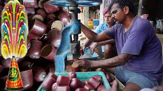 How to make Diwali crackers, flower pot, fireworks, firecracker experiment | Small Scale IndustrieS