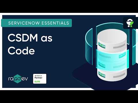 ServiceNow Store: CSDM as Code