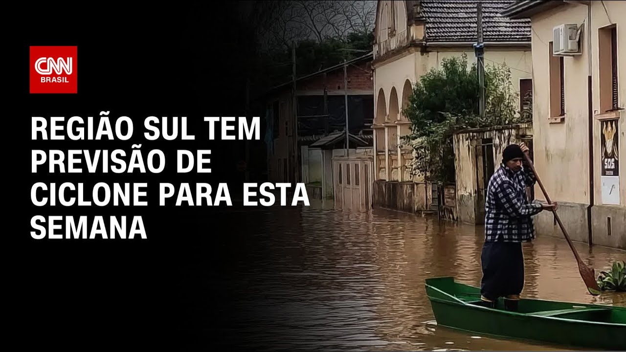 Região Sul tem previsão de ciclone para esta semana | CNN 360º
