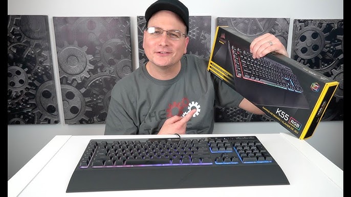 Test Corsair K55 RGB : un clavier membrane gaming de 111 touches