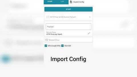 How to Import Config into HTTP Injector
