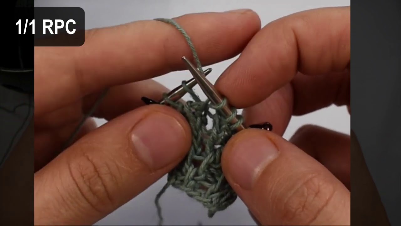 1/1 RPC - #aperovest - mini knitting demo - YouTube