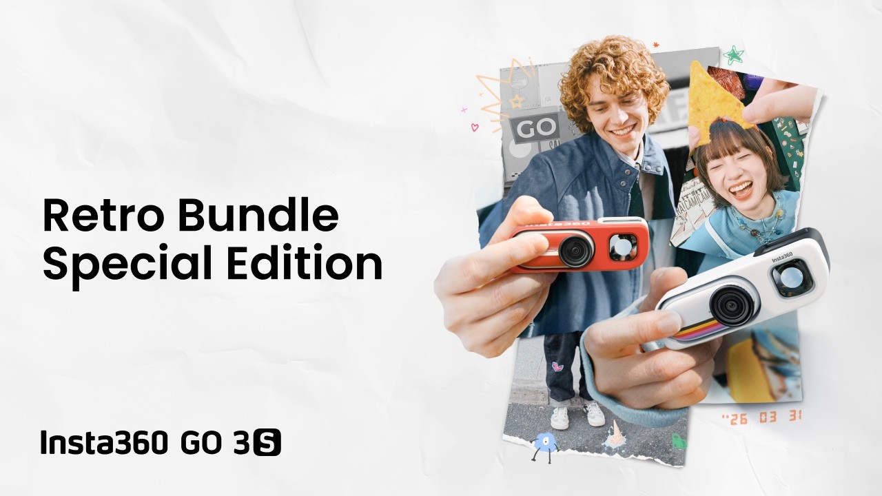 Meet Insta360 GO 3S Retro Bundle - Tiny cam, vintage twist. - YouTube