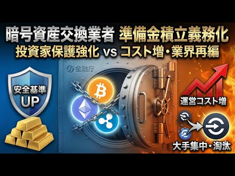 暗号資産交換業者の準備金積立義務化