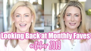 Looking Back At Monthly Favorites | October 2019 | while melting on camera | MsGoldgirl