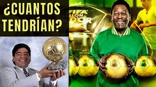 ▷ ¿Cuántos Balones de Oro tendrían Pelé y Maradona?