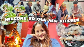 WELCOME TO OUR NEW CUTESY KITCHEN🥰 #Newkitchen #iairysvlog 