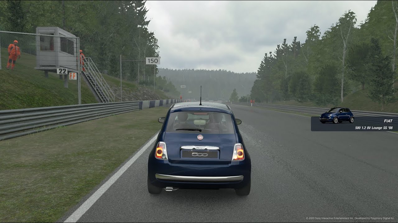 Gran Turismo Sport Fiat 500 1 2 8v Lounge Ss 08 N100 4k Youtube
