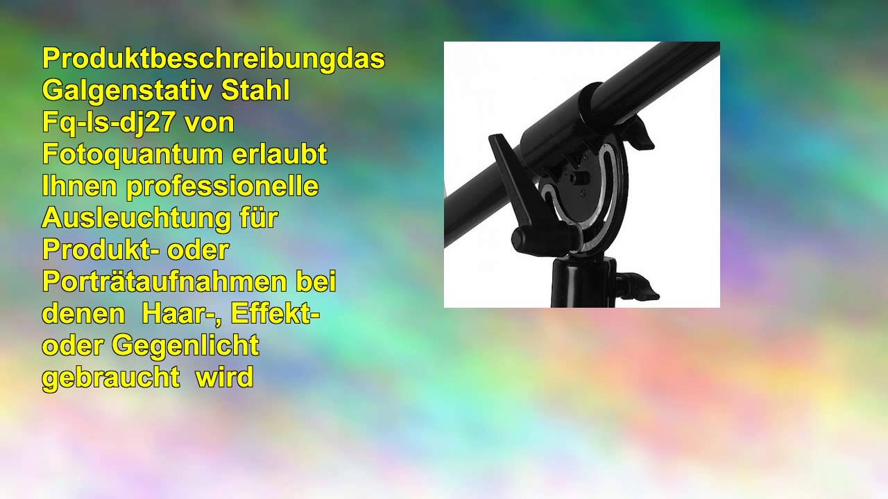 Fotoquantum Studiotools Galgenstativ Stahl Fqlsdj27