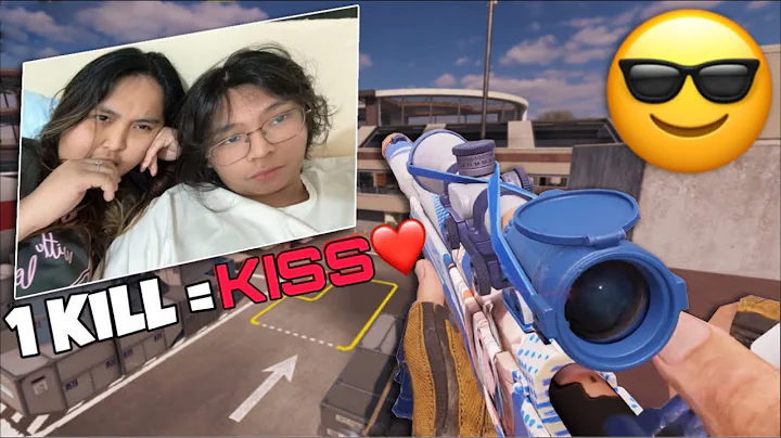 “1 Sniper Kill = 1 Kiss CHALLENGE” In Codm With My Gf