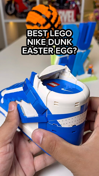 Best Easter Egg in LEGO NIKE Dunk! #lego #rlfm reviews #43008 #afol #nike
