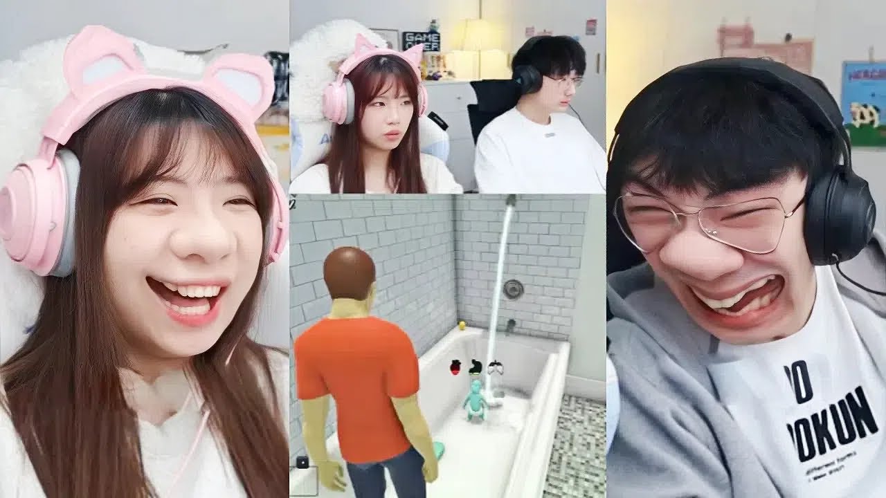 GAMER  Best Couple Gaming 周周与庄庄 #vocal  Mobile Games   Computer Games#games #funny #游戏