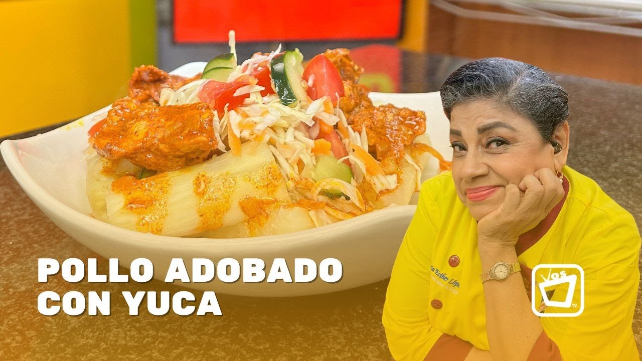 Pollo adobado || COCINANDO CON MARÍA ESTHER