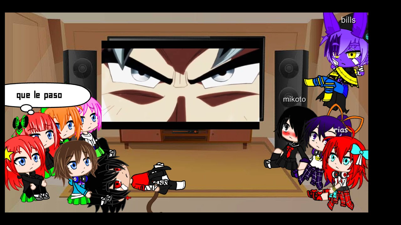 quintillizas y dxd reacciona a las peleas de Goku parte 4
