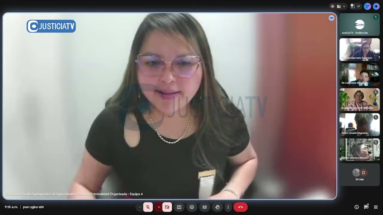 Audiencia de control de acusación contra Fritz Antonino Moreno Cossio y otros investigados