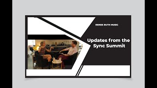 Updates from the Sync Summit