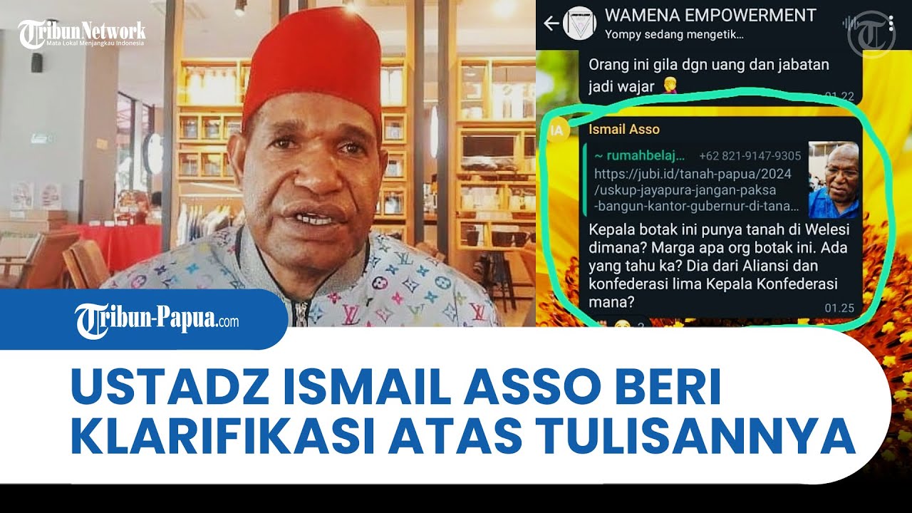 Klarifikasi dan Permohonan Maaf Ustadz Ismail Asso Kepada Uskup Jayapura