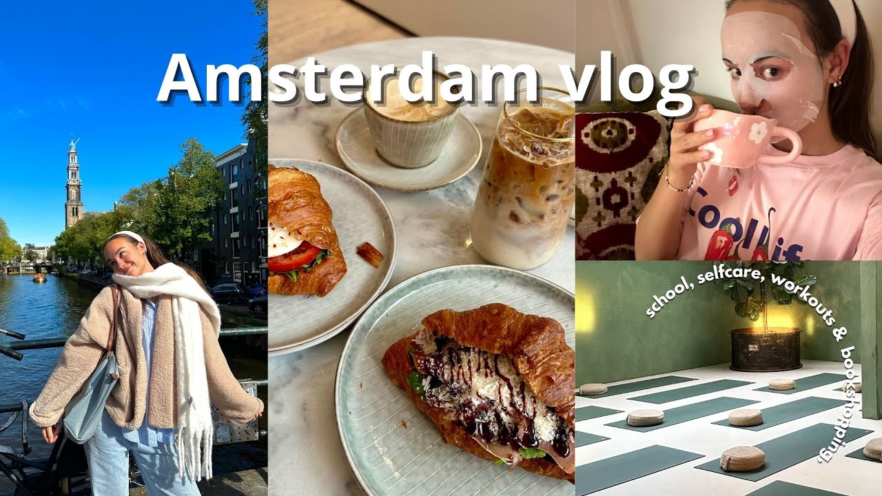 Week in mijn leven in Amsterdam! (bookshopping, workouts & selfcare)
