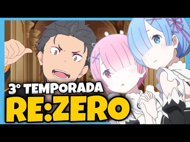 Terceira Temporada de ReZero está em Produção Segundo possível vazamento