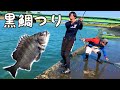 【大慌て】初めてでも簡単に黒鯛を釣る方法を試したら凄かった