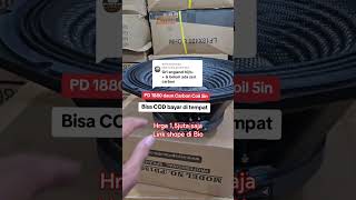 Speaker PD 1880 Carbon VC5in Original grade A spek subwoofer lapangan rekomendasi box vacum