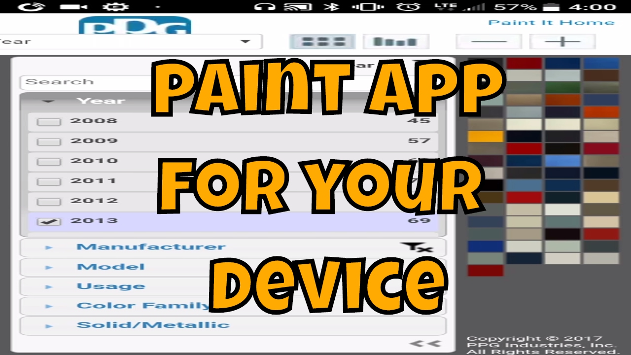 ppg paint manager phone ap