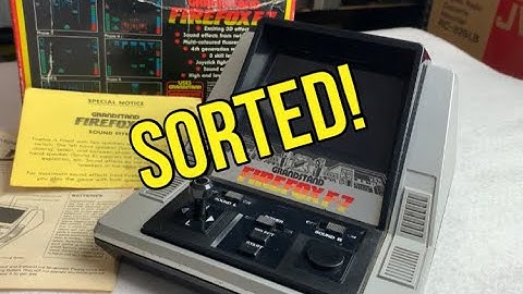 Grandstand Firefox F-7 Repair. Vintage Electronic Game Repair 1980