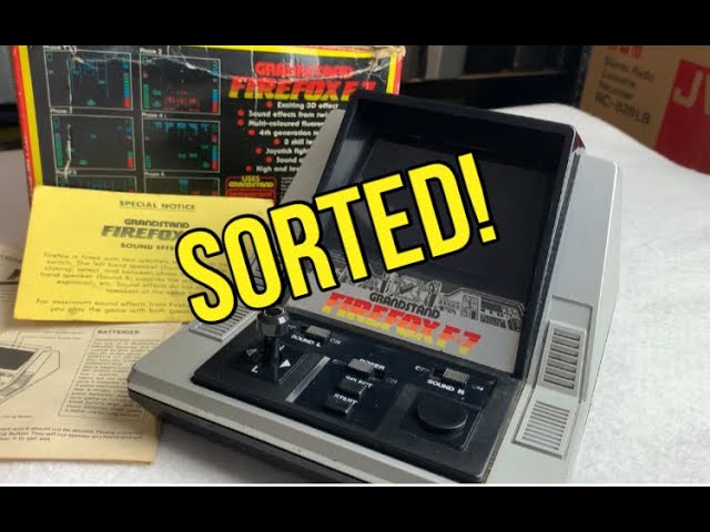 Grandstand Firefox F-7 Repair. Vintage Electronic Game