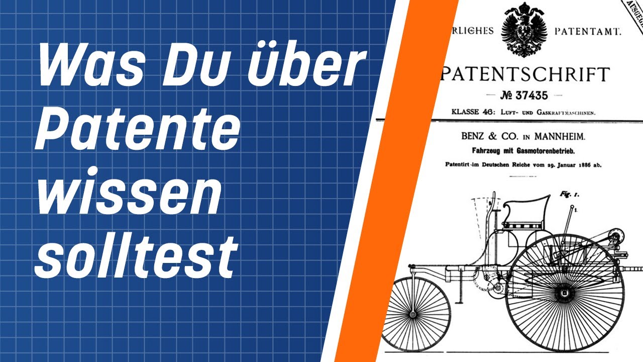 Patent anmelden? Was Du über Patente wissen solltest - YouTube