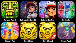 Temple Run2,Subway Surf City,Subwya Surf,Pj Masks,Kooply RUn,Spirit Run,Spirit Run2,Street Rush screenshot 5