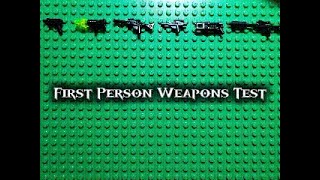 First Person Weapons Test